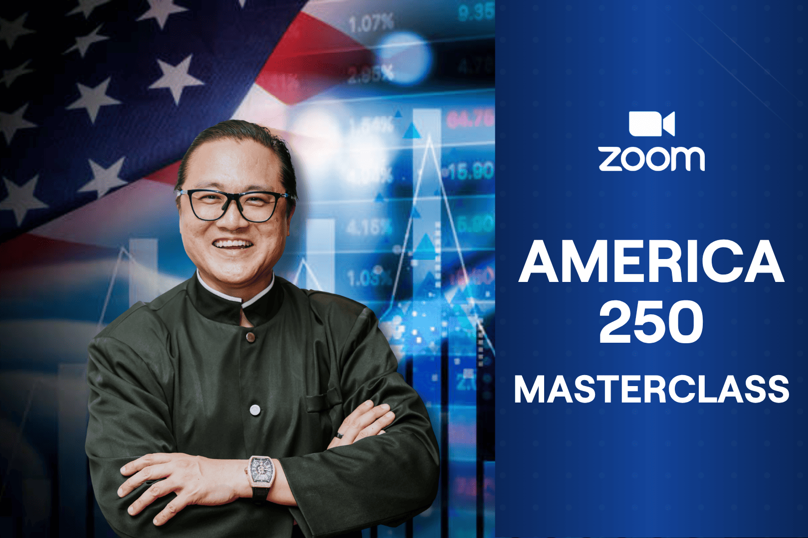 America 250 Masterclass live on Zoom