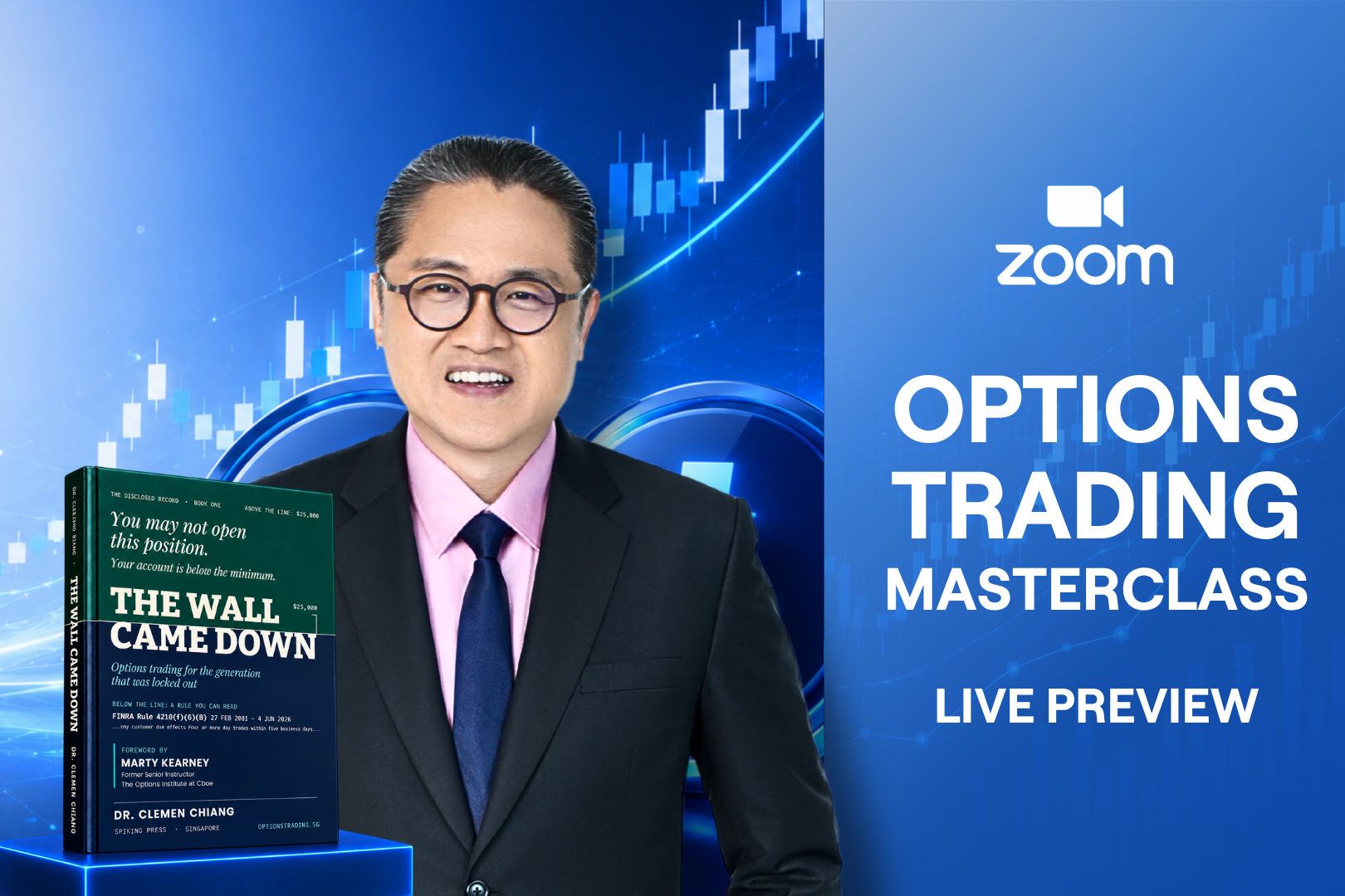 Options Trading Masterclass Live Preview — live on Zoom.