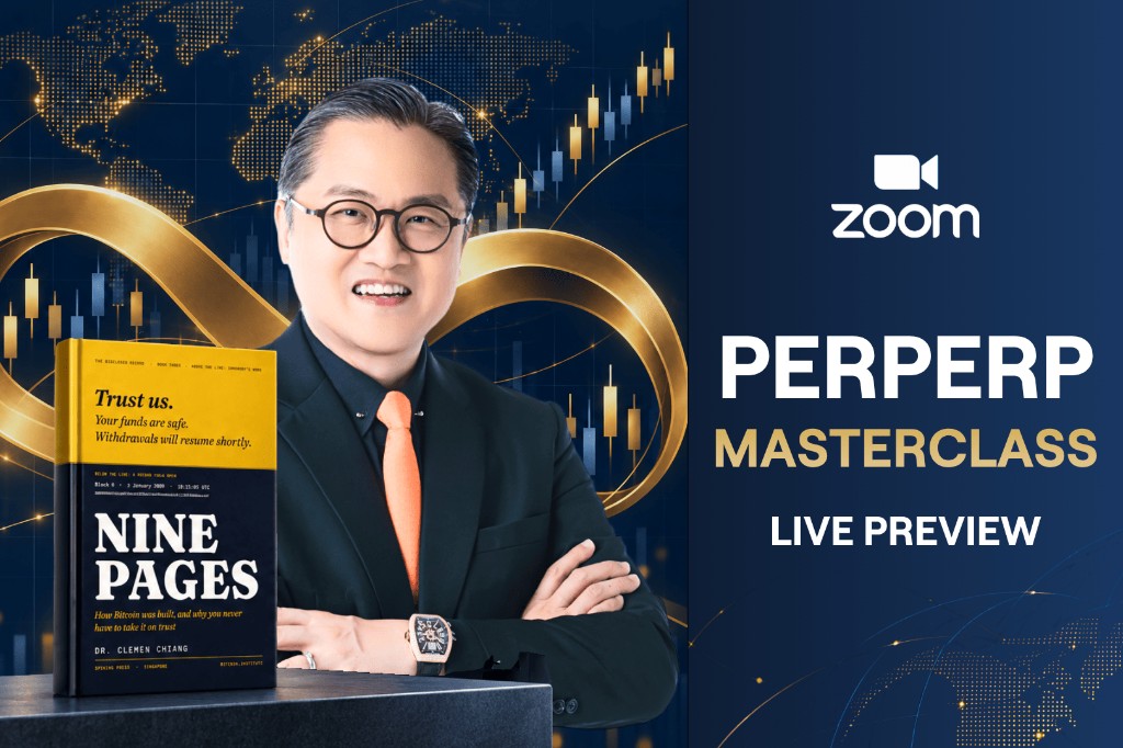 PerPerp Masterclass Live Preview — live on Zoom.