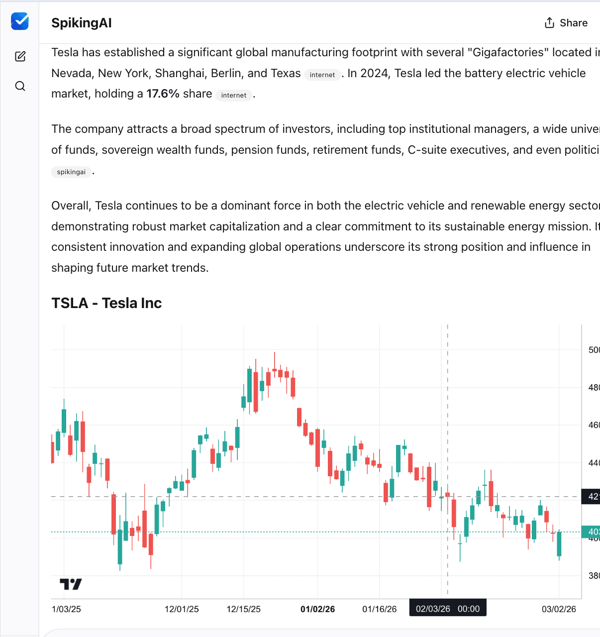 SpikingAI product screenshot